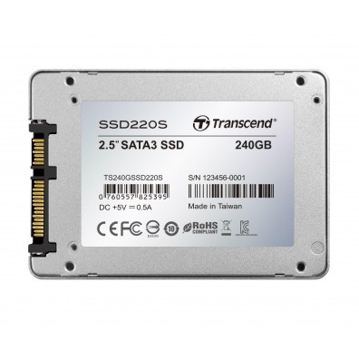 Твърд диск Transcend 240GB 2.5' SSD SATA3 TLC