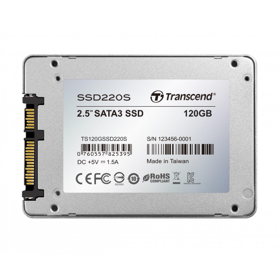 Твърд диск Transcend 120GB 2.5' SSD SATA3 TLC