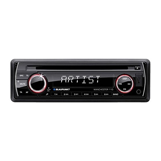 Blaupunkt Manchester 110 Авто радио MP3 плеър Strela.bg