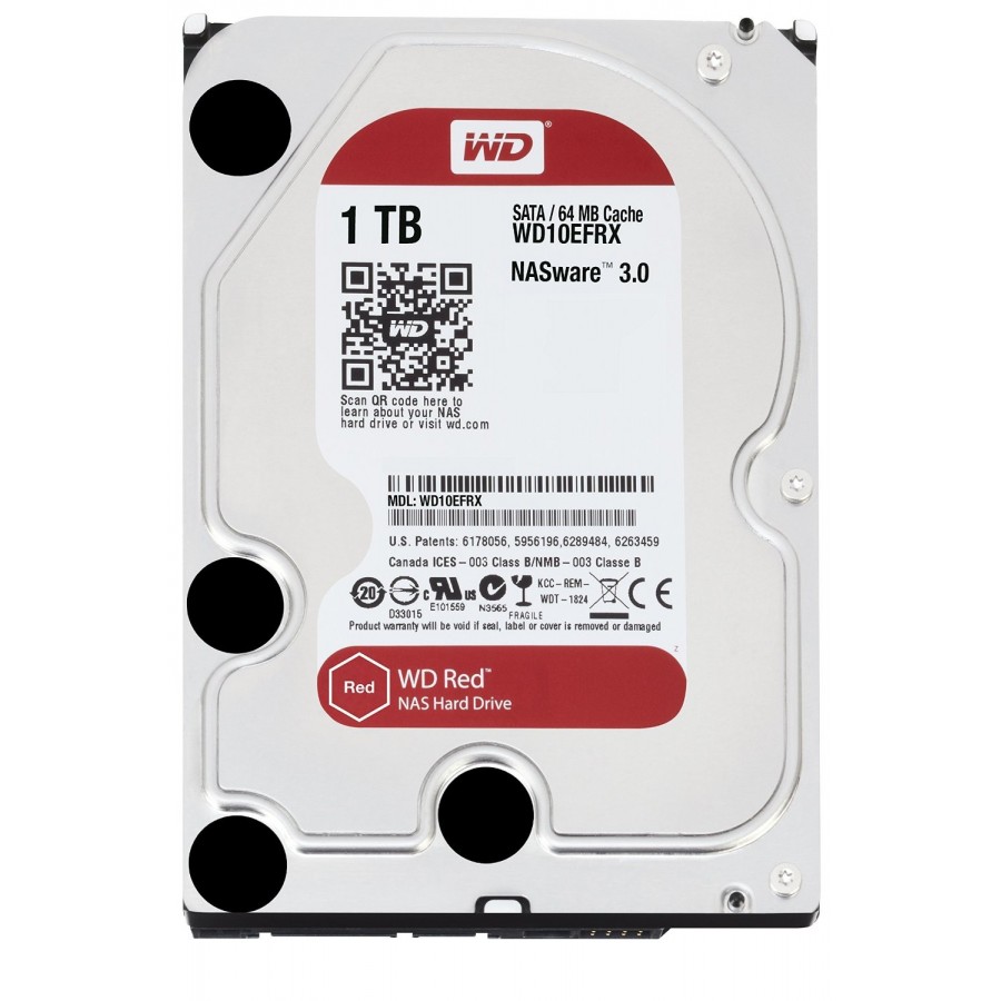 HDD Хард диск Western Digital Red 1TB SATA 6 Gb/s