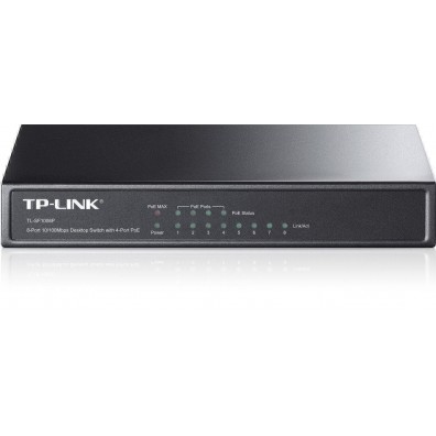 Мрежов суич TP-LINK 8-port 10/100 PoE