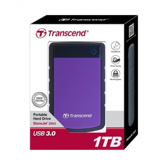 Transcend StoreJet TS1TSJ25H2P  външен хард диск